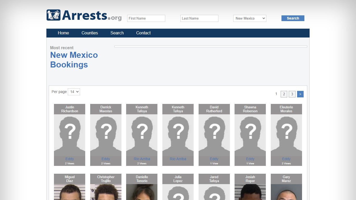 New Mexico Arrests and Inmate Search
